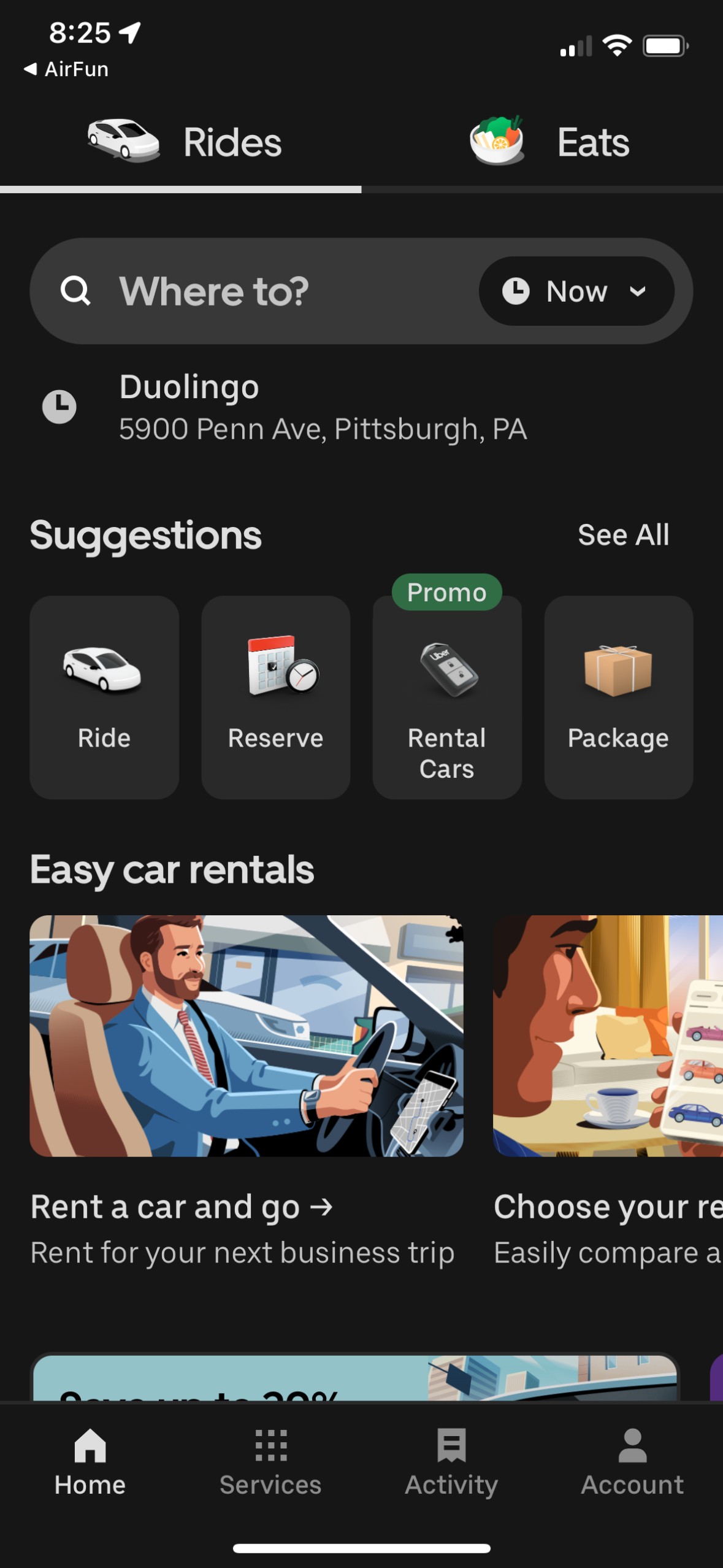 uber app screenshot 144